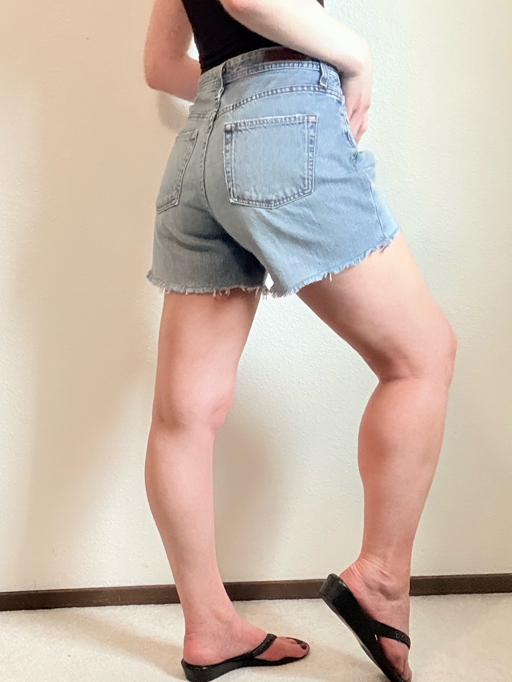 Vintage Polo Ralph Lauren Jean Shorts Cutoff Saturday Jeans 90s Classic Denim